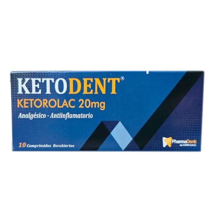 KETODEN 20 MG CJ X 10 COMP. REC. única