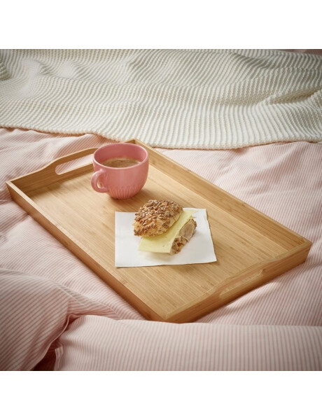 BANDEJA C/ASAS 52*32*H8CM BAMBOO BANDEJA C/ASAS 52*32*H8CM BAMBOO