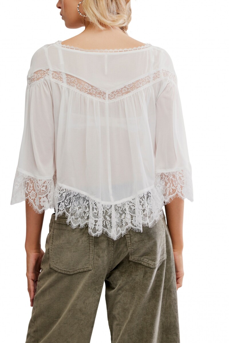 Blusa Bali Rain Marfil