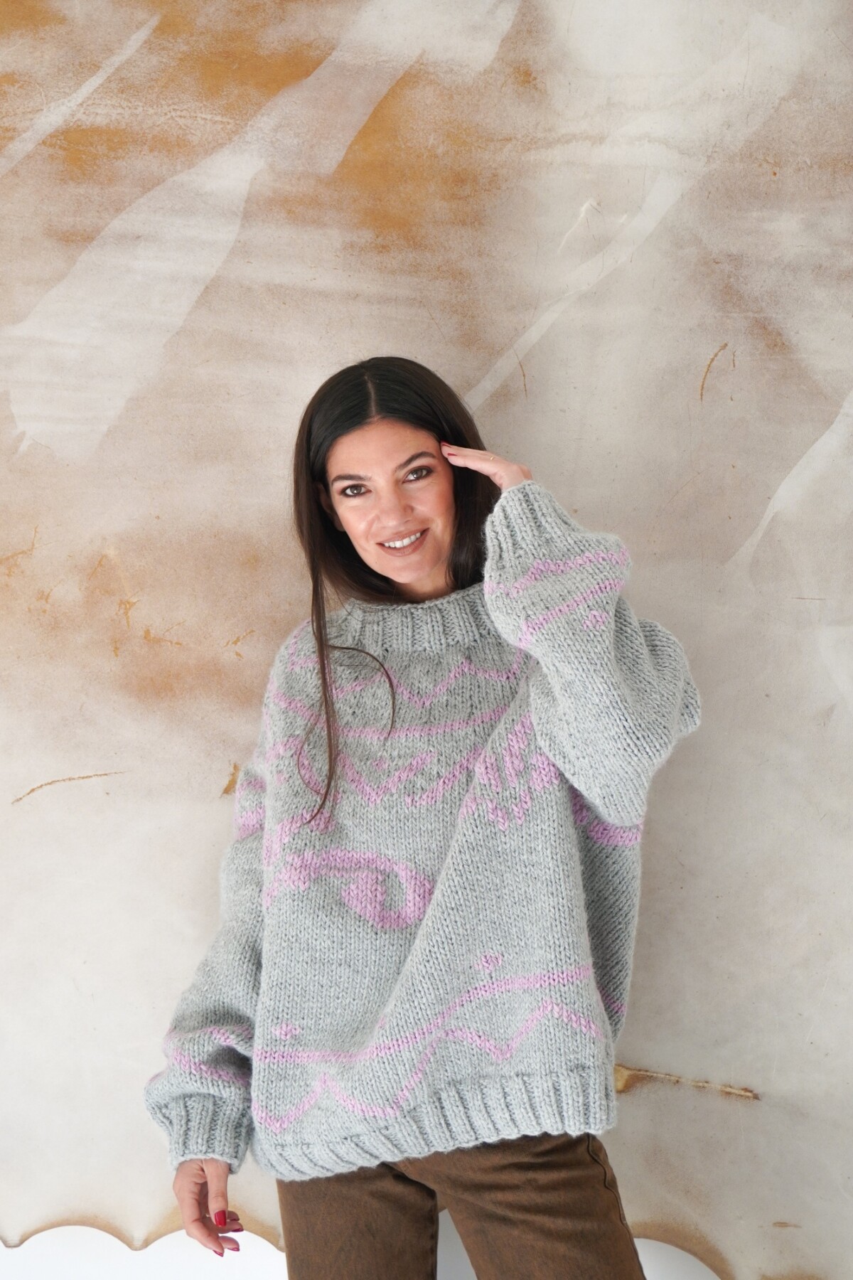 The Fabulous Sweater Gris / Lila