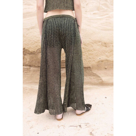 Pantalón Wide Hole Negro