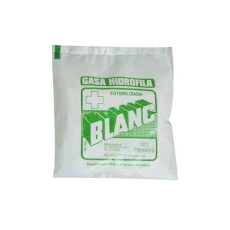 Gasa Estéril Blanc 8x8cm 120 Trozos Gasa Estéril Blanc 8x8cm 120 Trozos