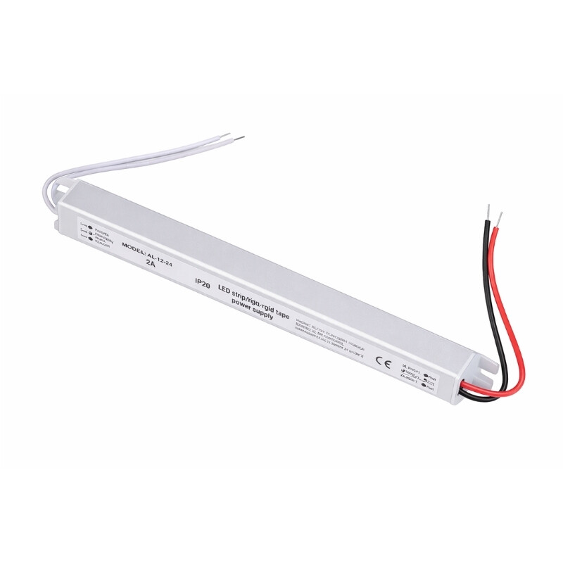 TRANSFORMADOR PARA CINTA LED 60W MODELO SLIM 24V Transformador Para Cinta LED 24V Modelo Slim De 60W
