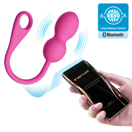 Bolas Kegel Vibradoras App Bluetooth Elvira Pretty Love Rosa