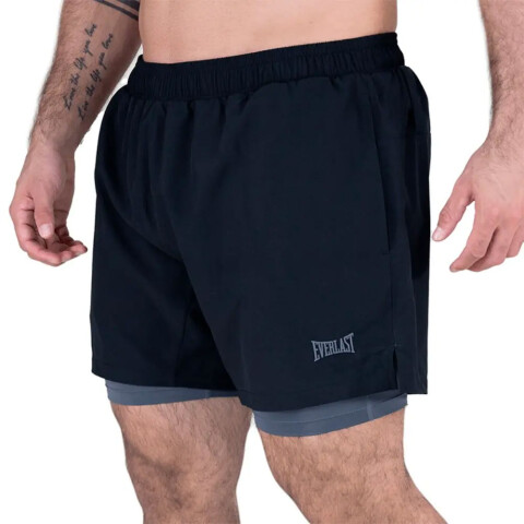 SHORT MEN POLY/EL EVERLAST RALLY WT M6 XL BK