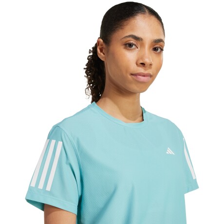 Remera adidas OWN THW RUN Light Blue