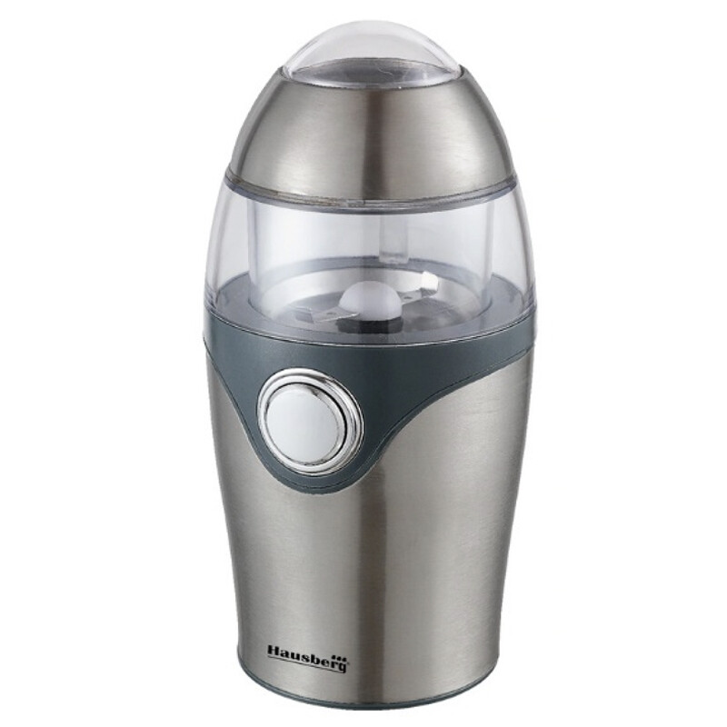Molinillo De Café Eléctrico De Acero Inox Hausberg HB-7569 Molinillo De Café Eléctrico De Acero Inox Hausberg HB-7569