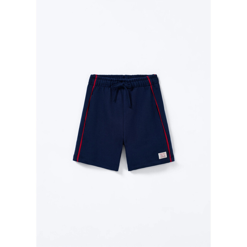 BERMUDA MASC AZUL ESCURO