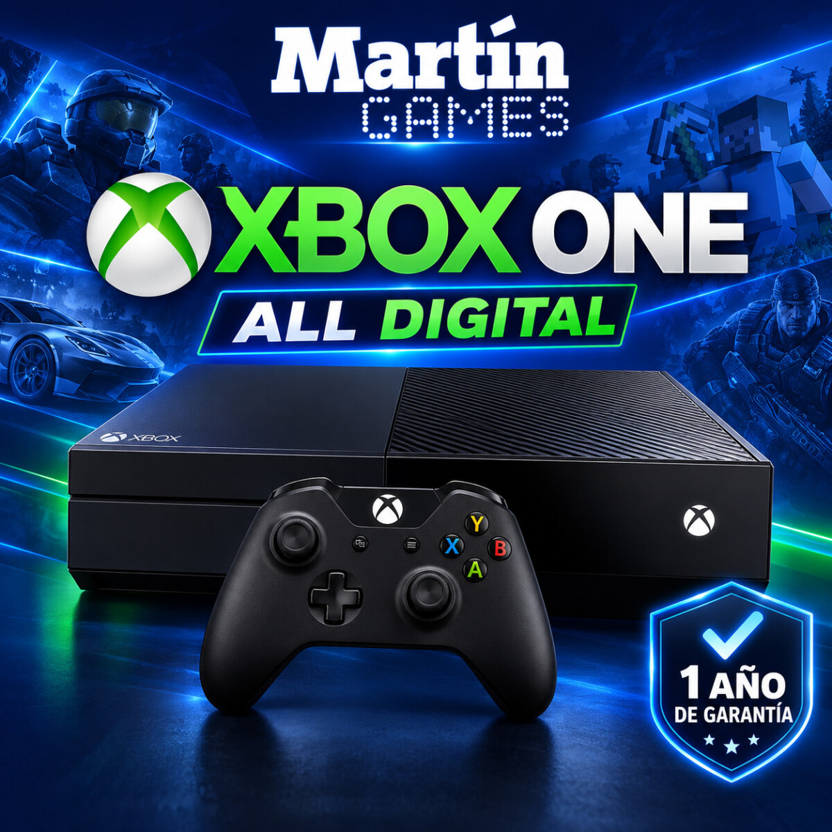 XBOX ONE FAT ALL DIGITAL 