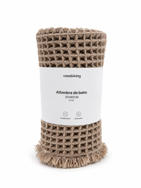ALFOMBRA GOFRE BEIGE