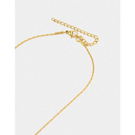 Set De Aros Pasantes Y Cadena Dorado