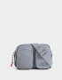 Bandoleras Puffy Bandolera Doble Bolsillo - Azul Celeste
