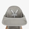 Silla de comer WOODY 6 en 1 KIKKABOO gris Silla de comer WOODY 6 en 1 KIKKABOO gris