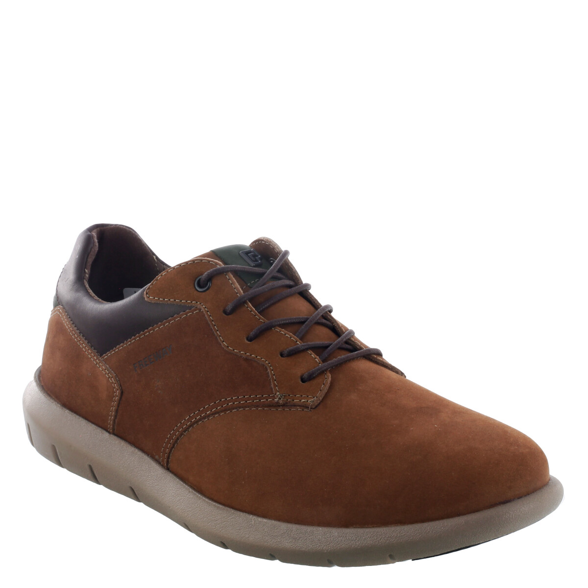 Zapatos de Hombre Freeway Casual - Marrón Miel (Nobuk) 