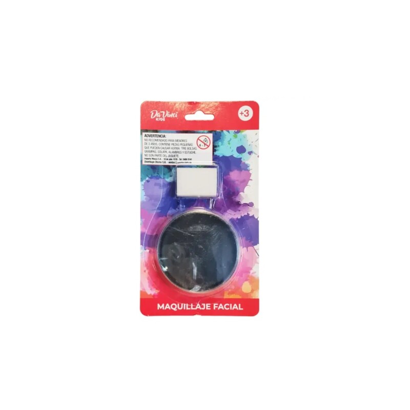 Maquillaje Negro Blister 218-6F Da Vinci MAQUILLAJE DAVINCI NEGRO BLISTER 218-6F