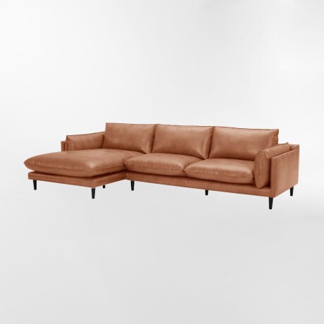 SOFA CON CHAISE PATAGONIA Cognac - IZQUIERDO