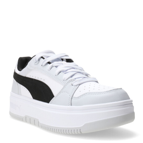 Championes de Mujer Puma Rebound Femme Low Blanco - Gris Claro - Negro