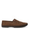 Mocasín de Hombre Freeway Casual Marrón Alga (Nobuk)