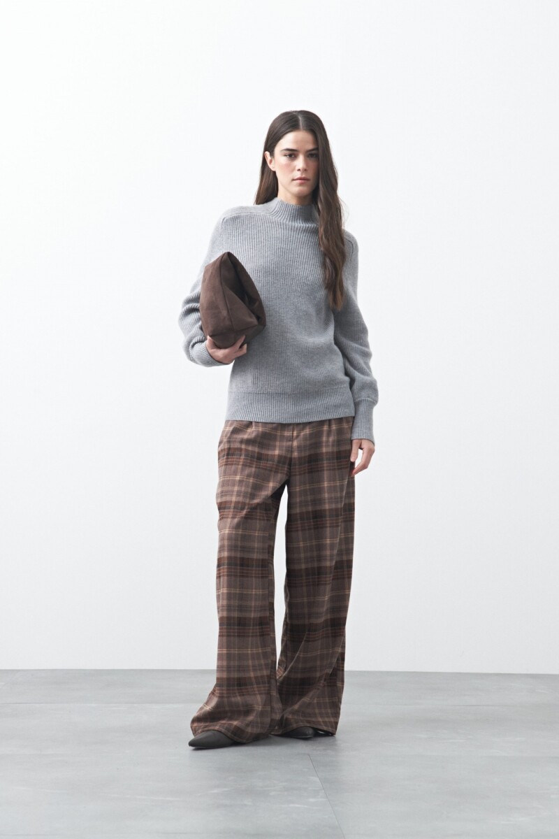 POLERA DALMA Gris Melange