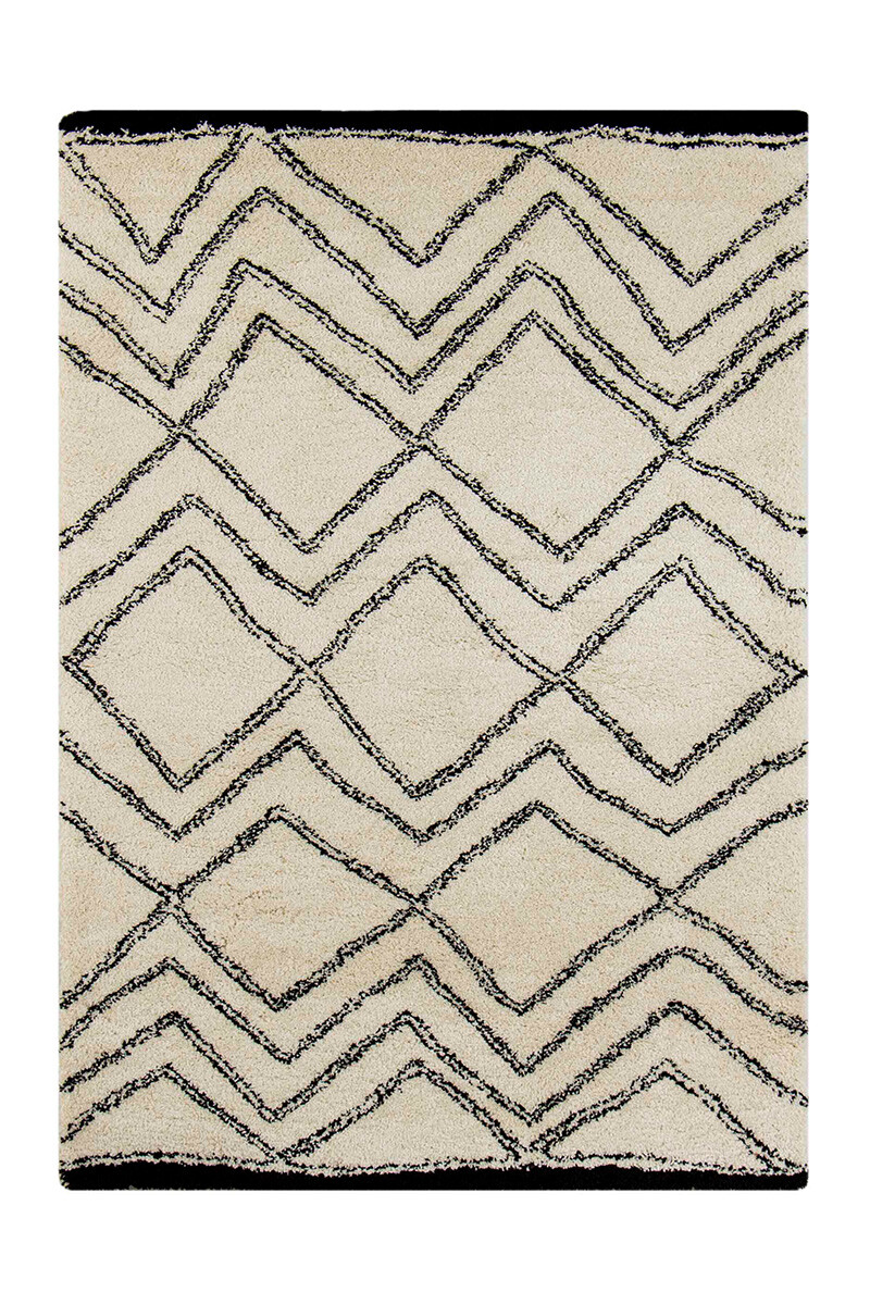 ROYAL NOMADIC ALFOMBRA ROYAL NOMADIC RON/8996/3Y18/ 120X170 CREAM/BLACK