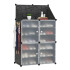 Estante Organizador Multiuso IMBACK IBK-PLC004 | Zapatera, Ropa y Accesorios con Puertas Esmeriladas Estante Negro Estante Organizador Multiuso IMBACK IBK-PLC004 | Zapatera, Ropa y Accesorios con Puertas Esmeriladas Estante Negro