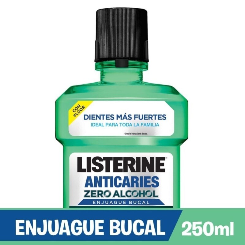 Enjuague Bucal Listerine Anticaries Zero 250 ML Enjuague Bucal Listerine Anticaries Zero 250 ML