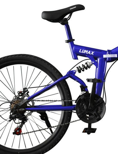 Bicicleta de montaña plegable rodado 26 Lumax Azul