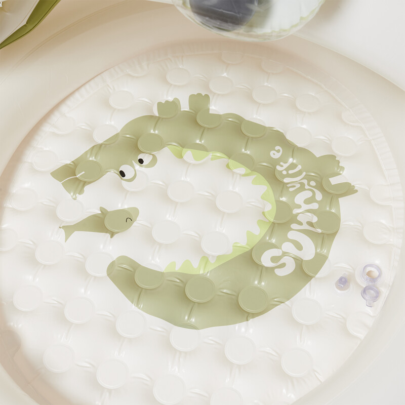 Piscina inflable con techo UPF+ Wild Khaki