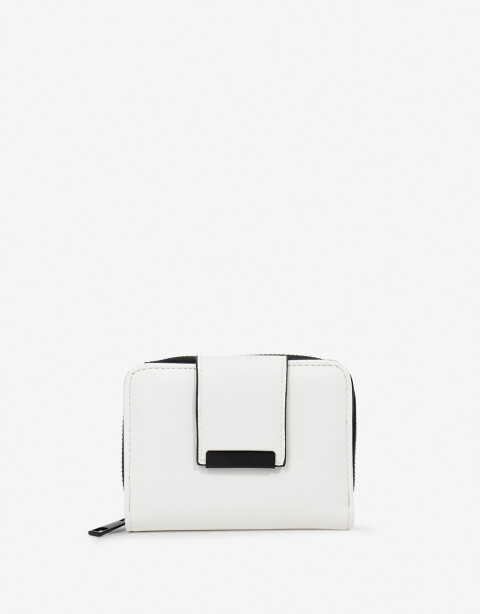 Billetera Billetera Con Solapa - Combinacion Bicolor