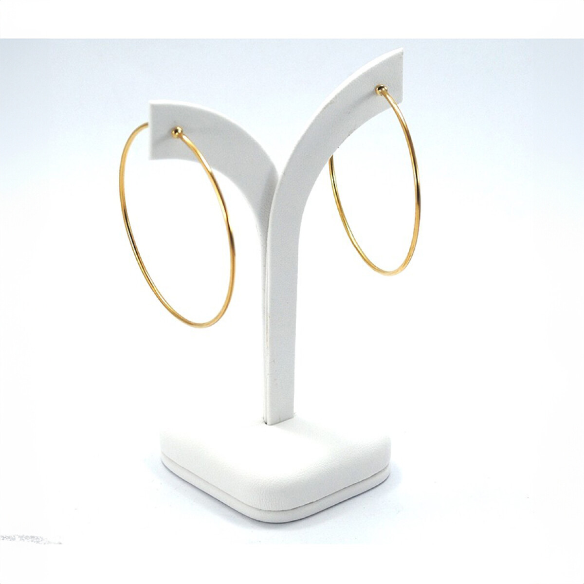 Aros En Oro 18 K , 5 Cms De Diametro 
