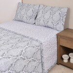 Cubrecama Ava 200 Hilos Paisley Gris 290x240