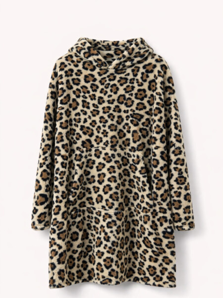 PIJAMA HOODIE ANA MARRON