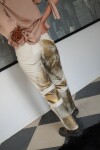 Leather Jeans Crawford By cocó Hielo / Dorado