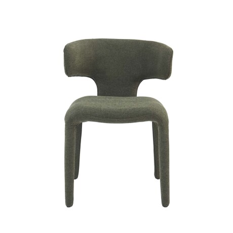 SILLA DE COMEDOR METAL-Y-TELA VERDE BEATRIZ