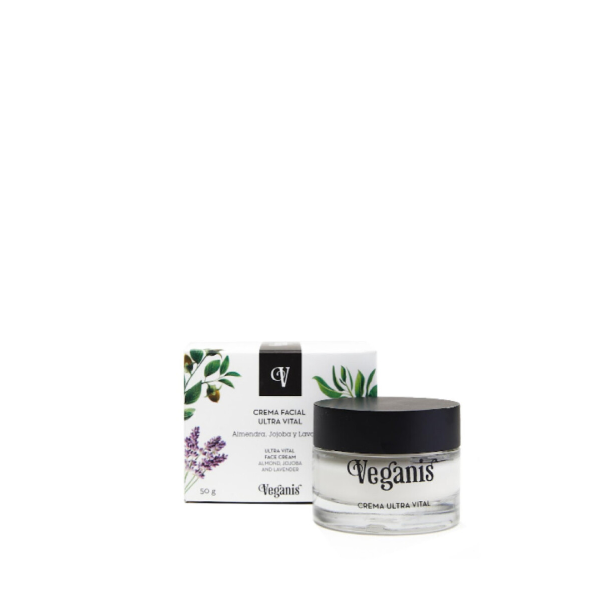 Crema Facial Veganis Ultra Vital - 50 g 
