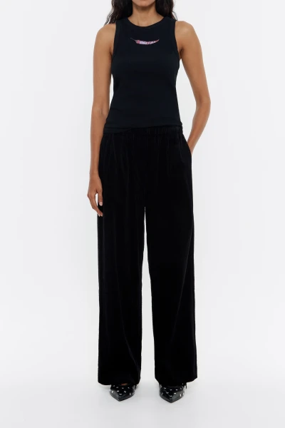 PANTALÓN JOGGER PANA Negro