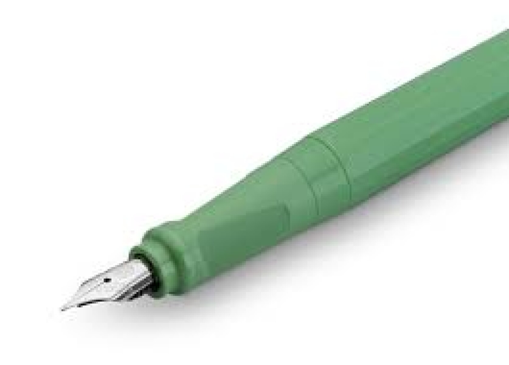 KAWECO PERKEO FOUNTAIN PEN JUNGLE GREEN F / PLUMA VERDE HOJA CLARO CON TAPA A PRESION 