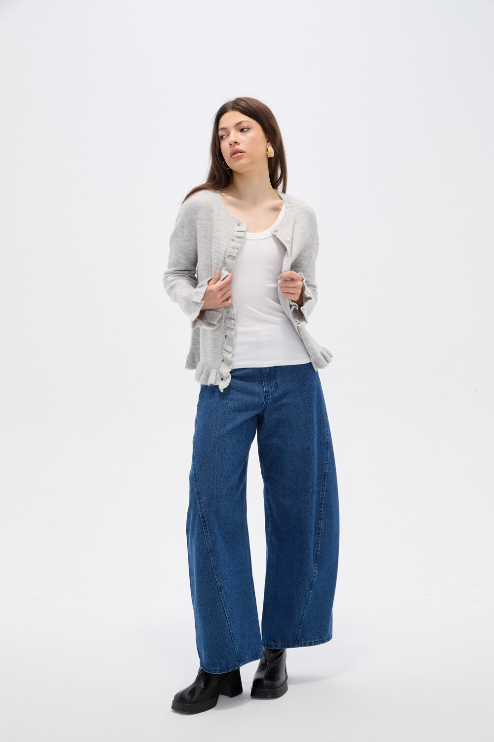 Saco Potok Gris Melange