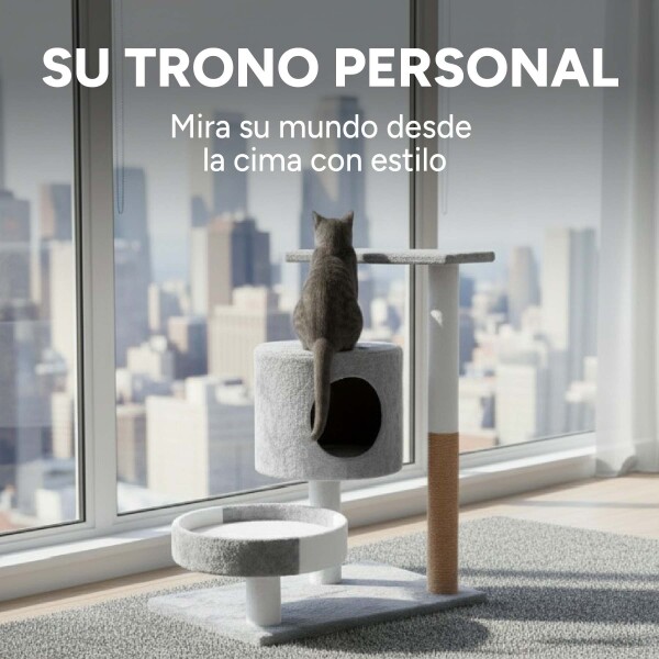 Gimnasio Rascador Para Gato Cama Torre Casa 3 Pisos Raton Gimnasio Rascador Para Gato Cama Torre Casa 3 Pisos Raton