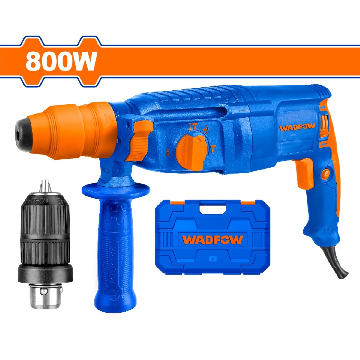 Rotomartillo Wadfow WRH1D26-2 800W Con Adaptador Ub 