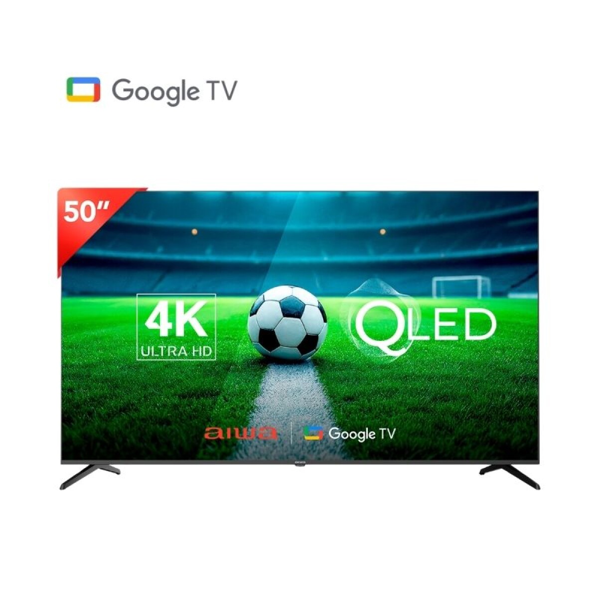 SMART TV 50'' AIWA CON GOOGLE TV ULTRA HD 4K 