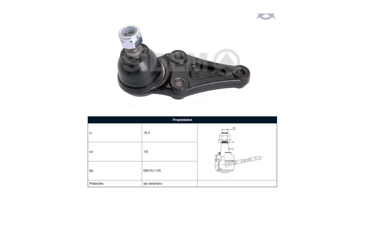 Rotula Del Mitsubishi L200 07-25 Der/Izq Rotula Del Mitsubishi L200 07-25 Der/Izq