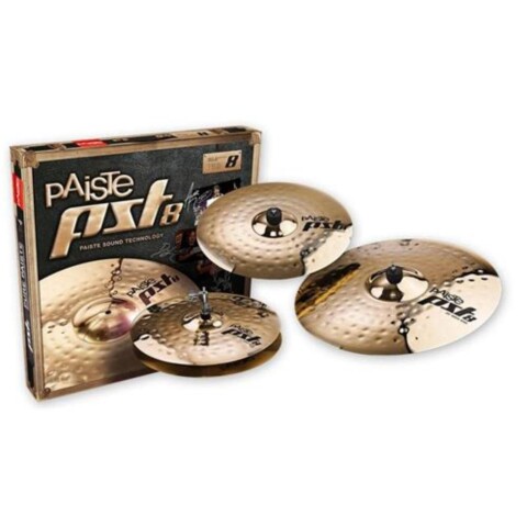 Set Rock Platillos Paiste PST8 (HH14" C16" R20") Set Rock Platillos Paiste PST8 (HH14" C16" R20")