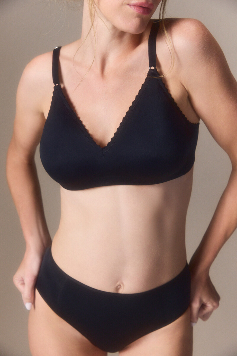 SIN ARO TRICOT - Negro 