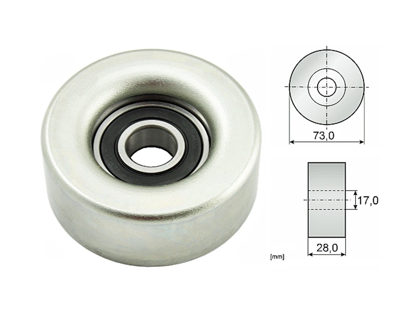 Tensor Guia Correa Mazda 3 - Bm 16-25 
