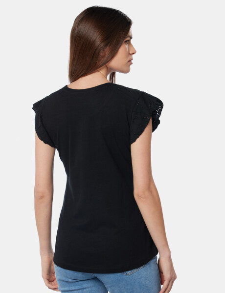 REMERA LISA Negro