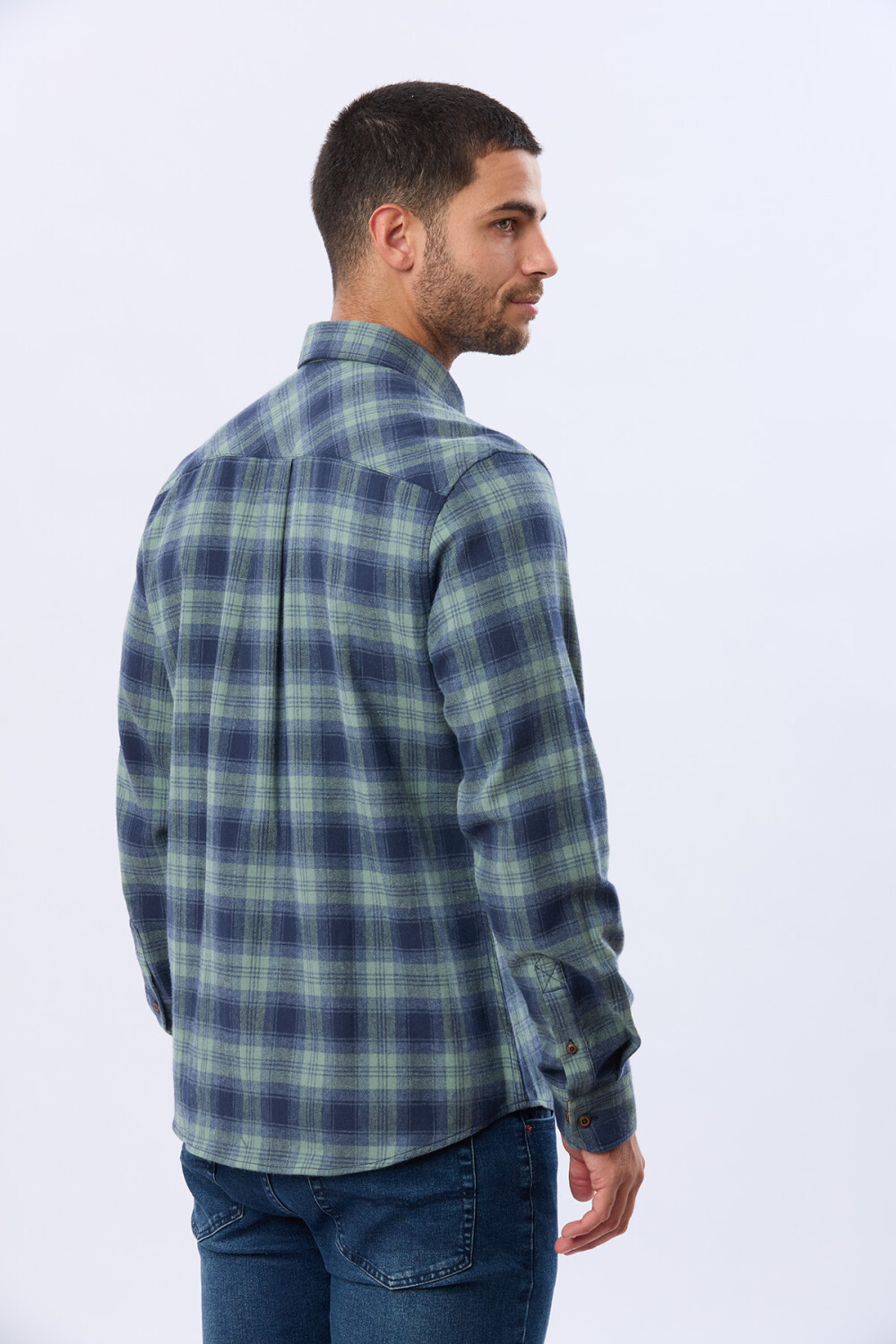 CAMISA DE VIYELA Piedra