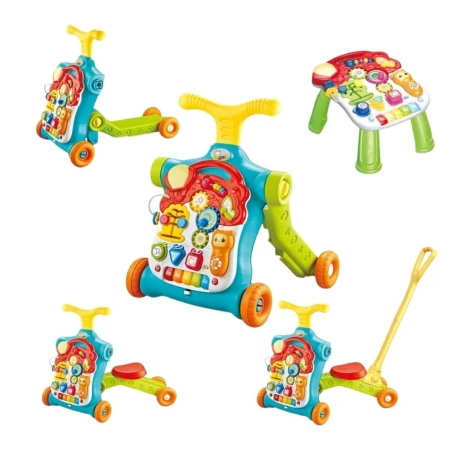 Caminador 5 En 1 Bebé Andador Multifuncional Juguete Musical Caminador 5 En 1 Bebé Andador Multifuncional Juguete Musical