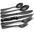 Juego de 24 Cubiertos De Acero Inoxidable Cocina Imback Negro Juego de 24 Cubiertos De Acero Inoxidable Cocina Imback Negro
