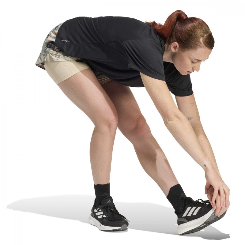 REMERA ADIDAS ADI365 RUNNING MUJER JZ7808 Negro